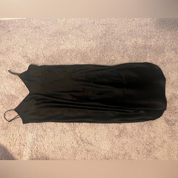 black deep v mini dress Alessandra Deep V Crystal Black Mini Dress main image 0
